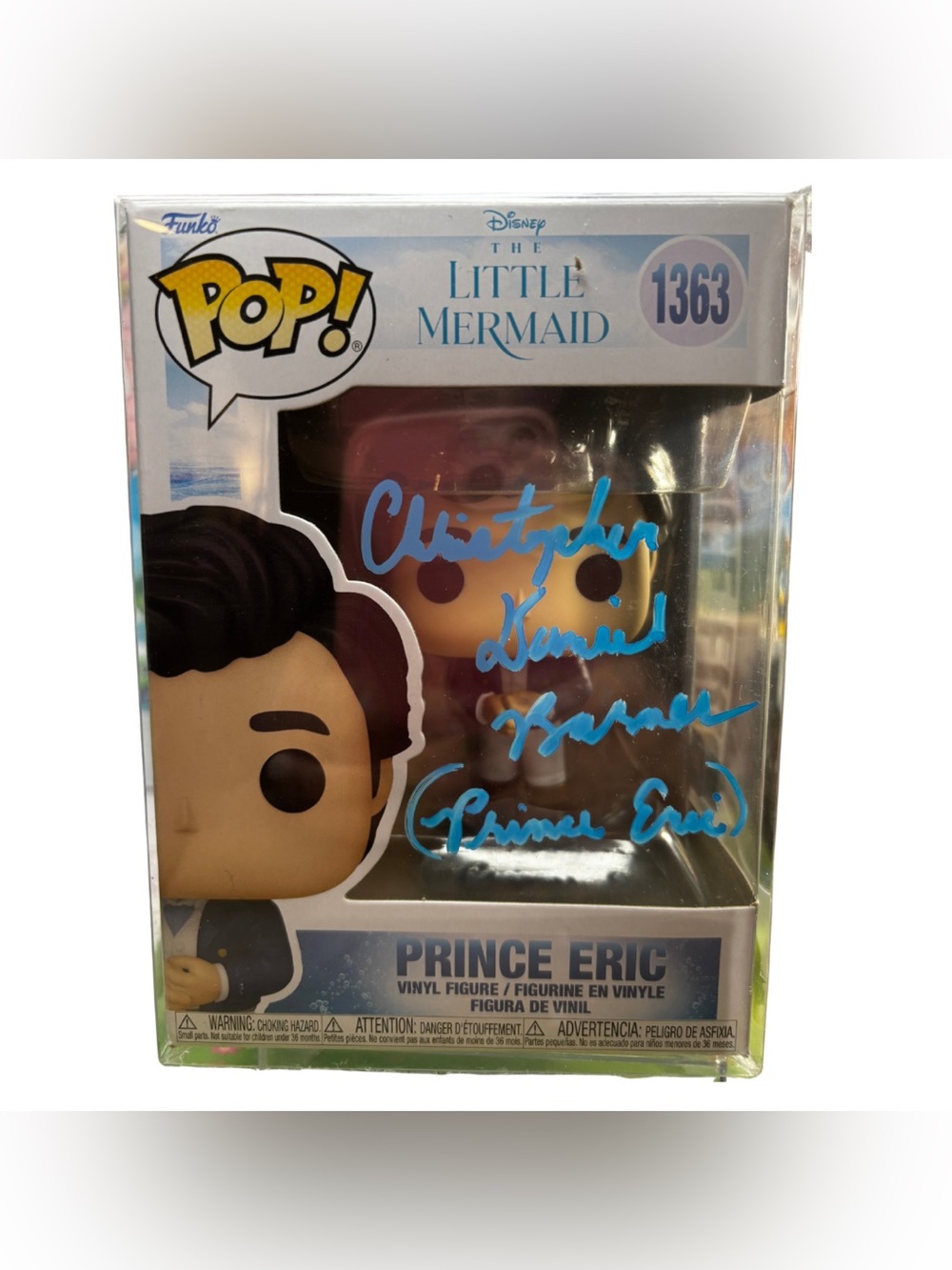 Funko POPDisney The Little Mermaid Prince Eric #1363 Signed
